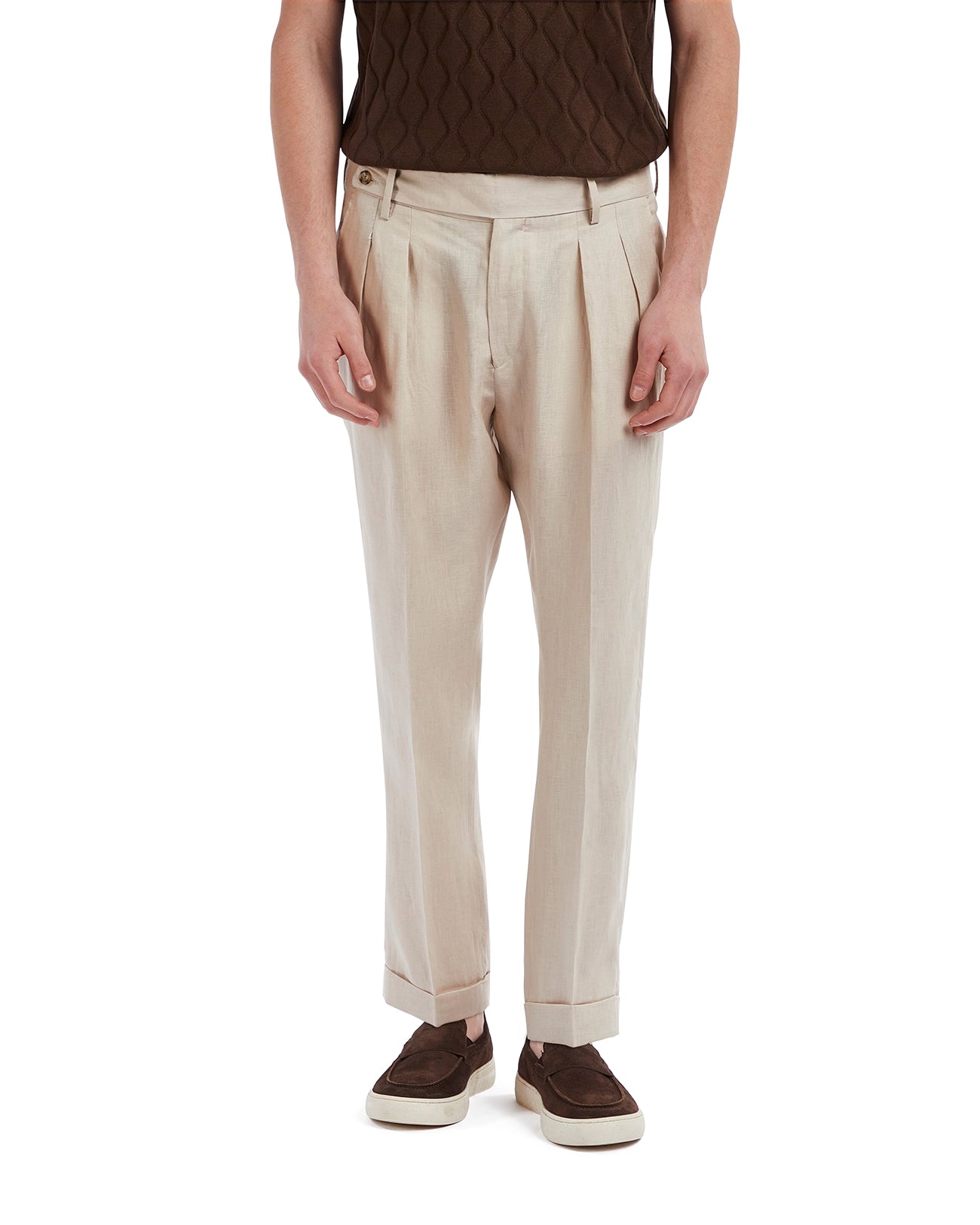 Cargese trousers in pure linen string