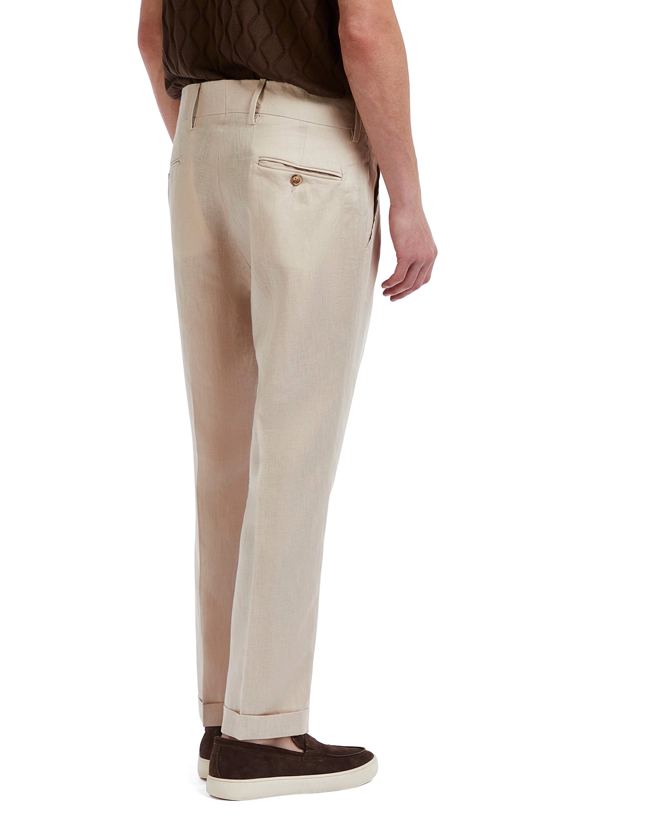 Cargese trousers in pure linen string