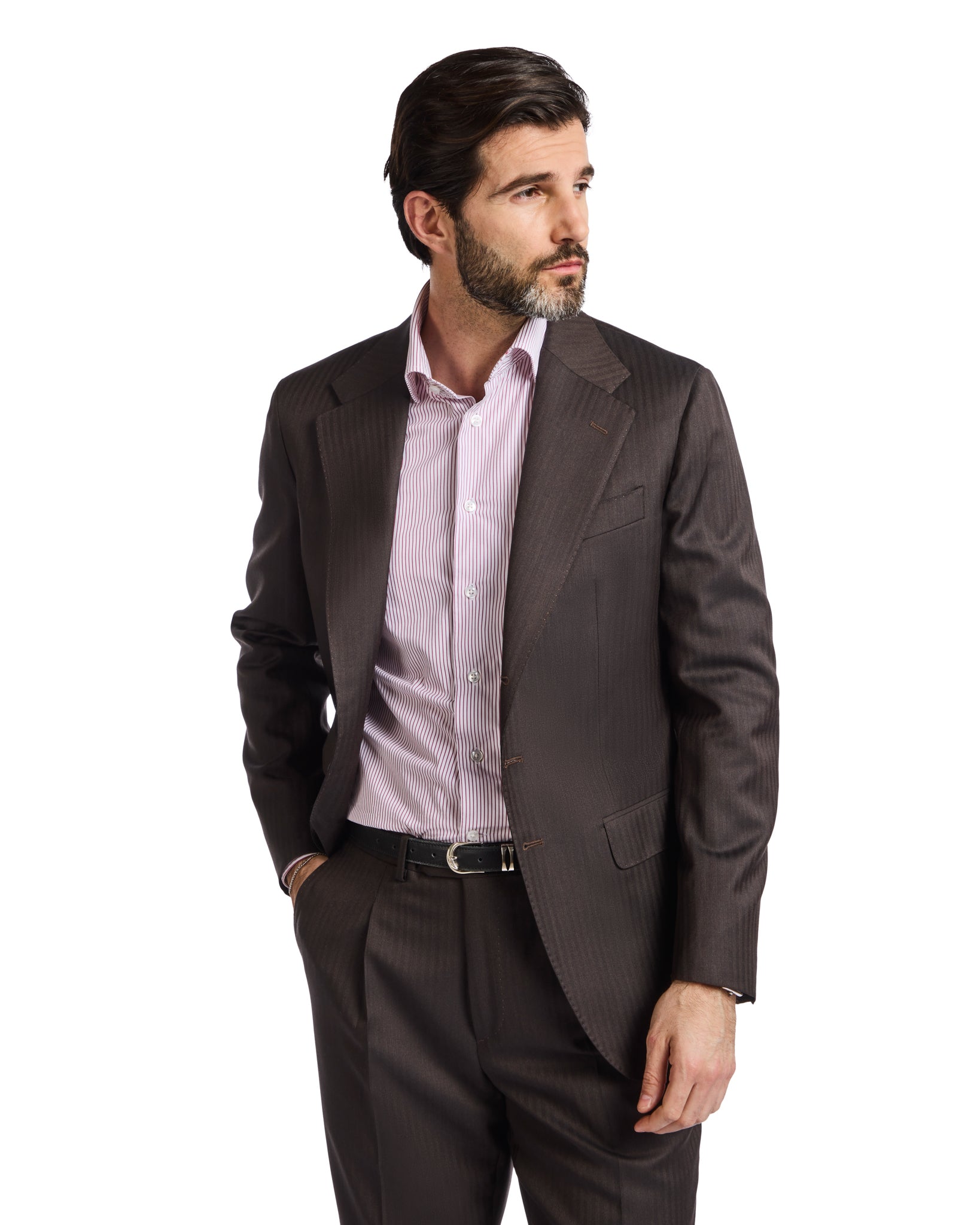 Abito Perennial Vitale Barberis Canonico spigato moro