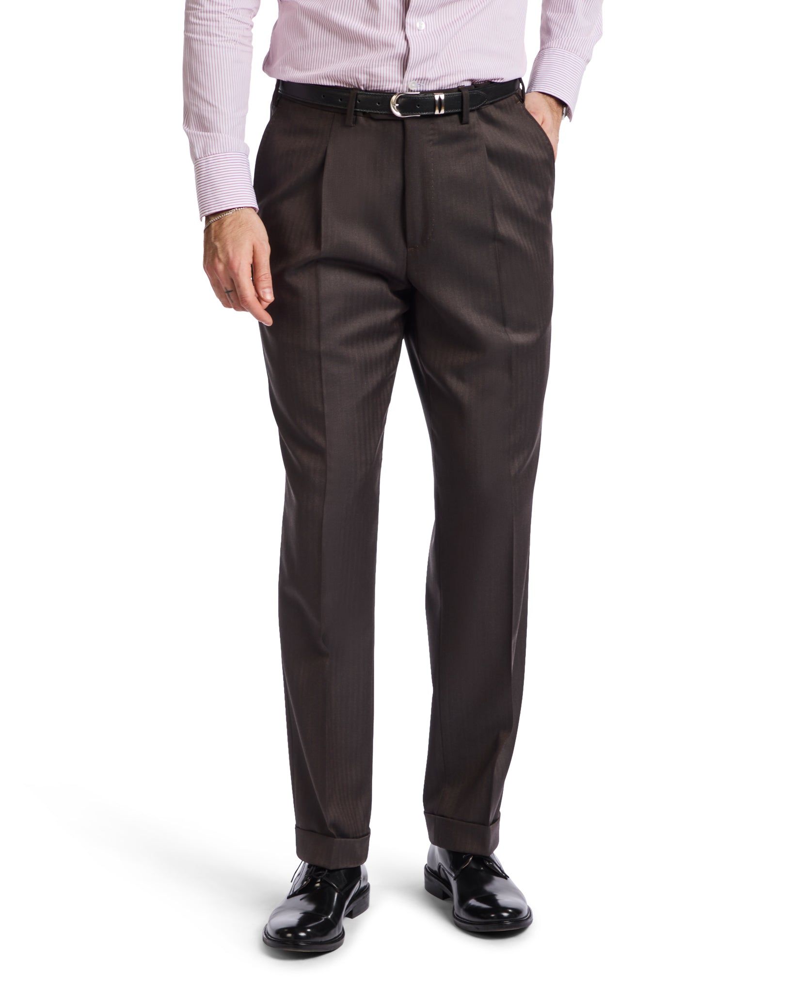 Abito Perennial Vitale Barberis Canonico spigato moro
