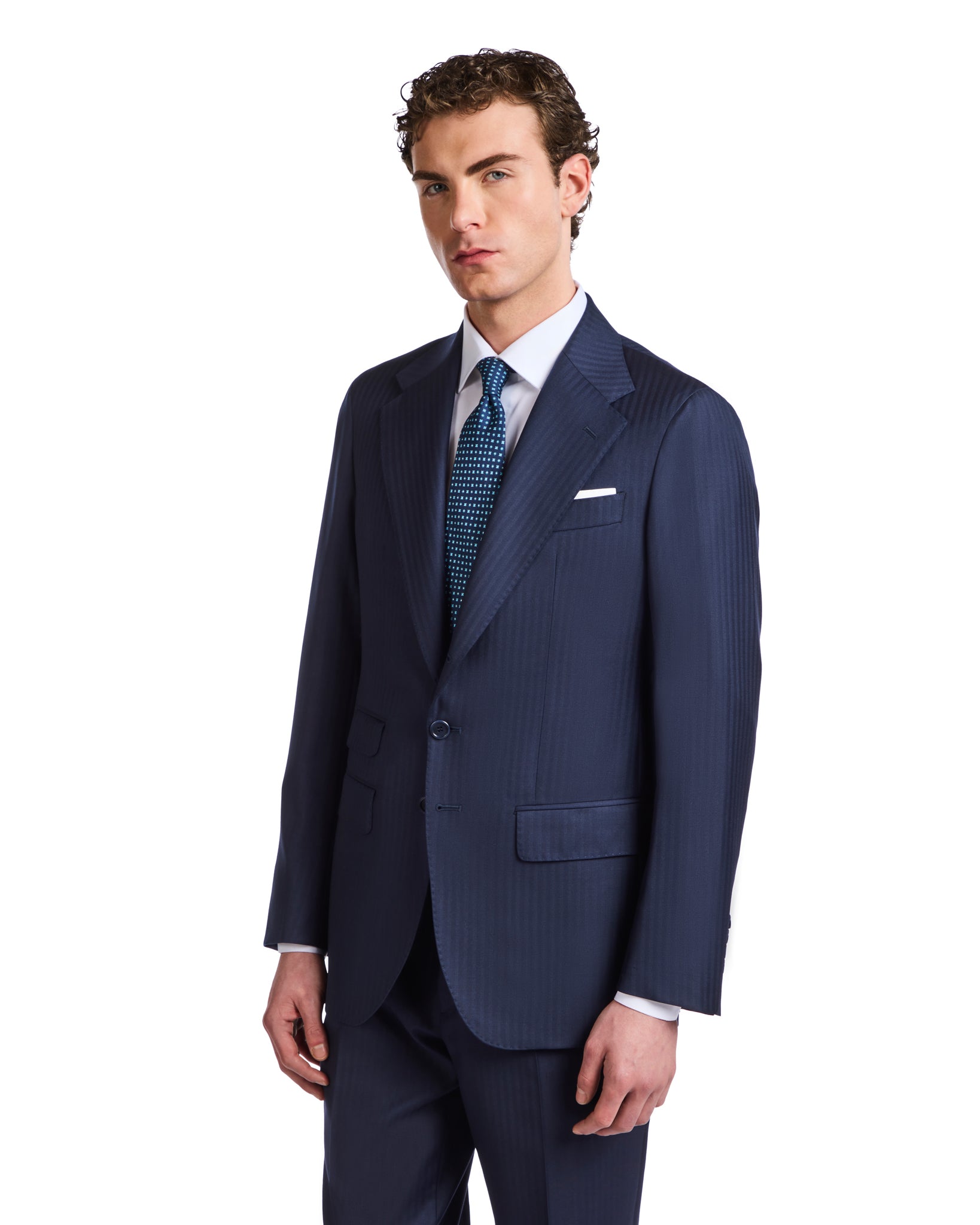 Abito Perennial Vitale Barberis Canonico spigato blu