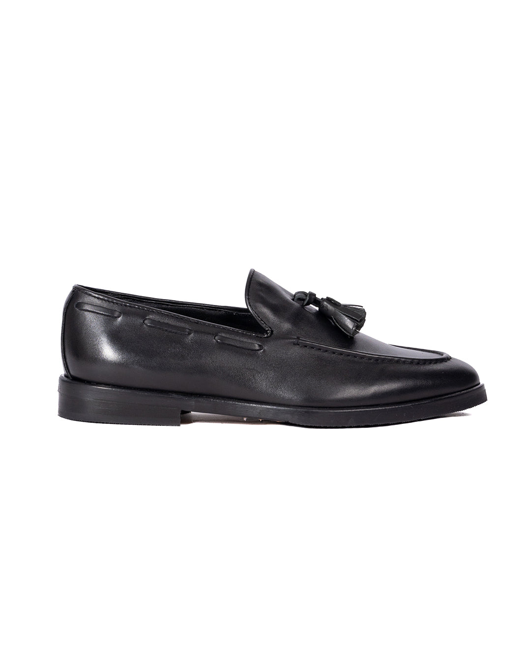 Jasper - black leather loafer