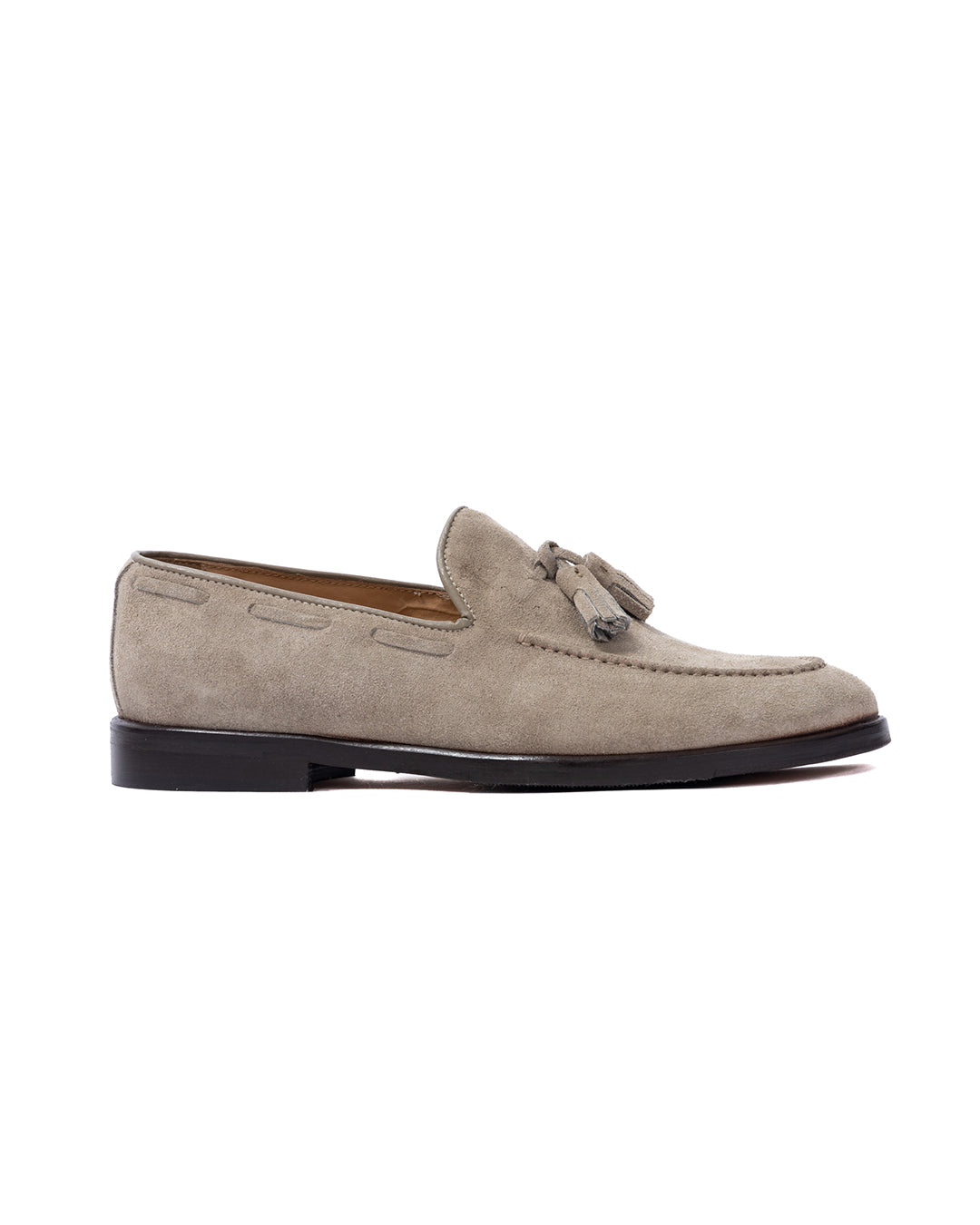 Caspar - beige suede moccasin