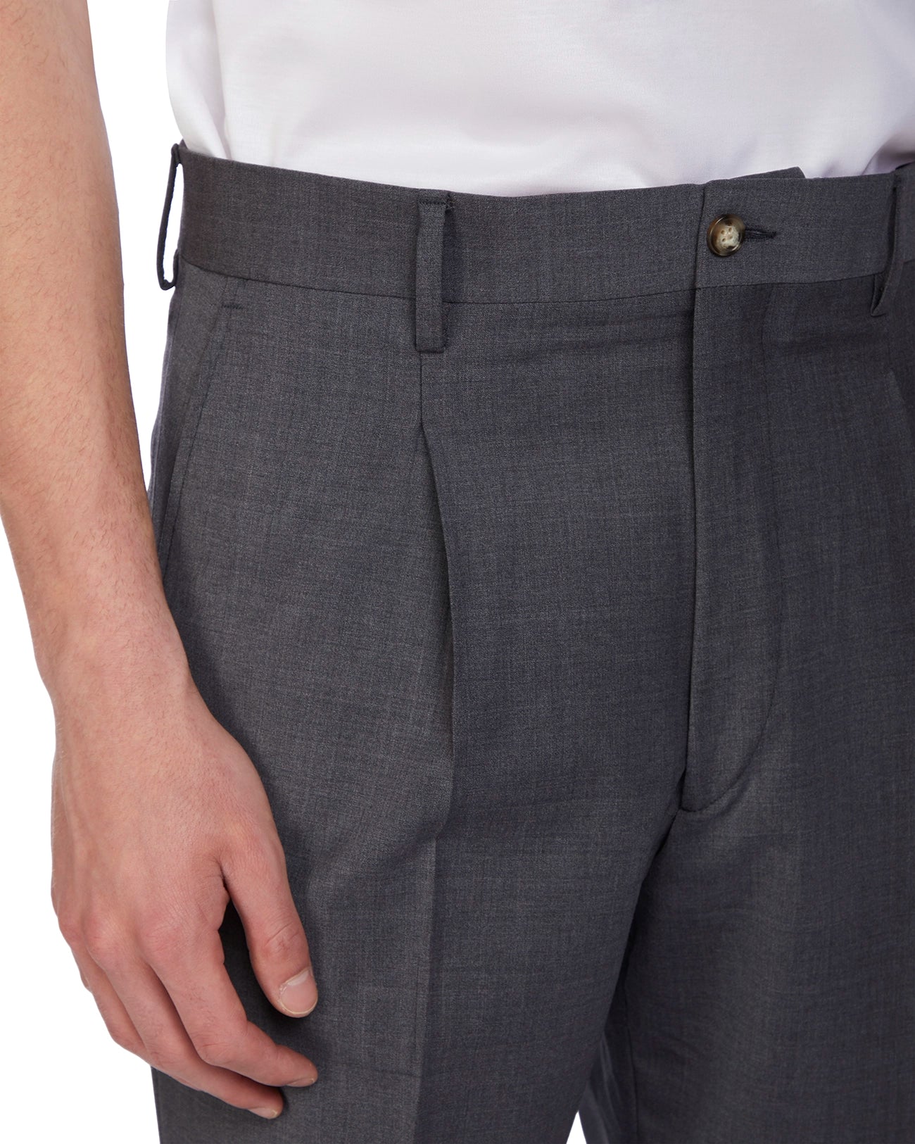 Pantalone Soho in lana antracite