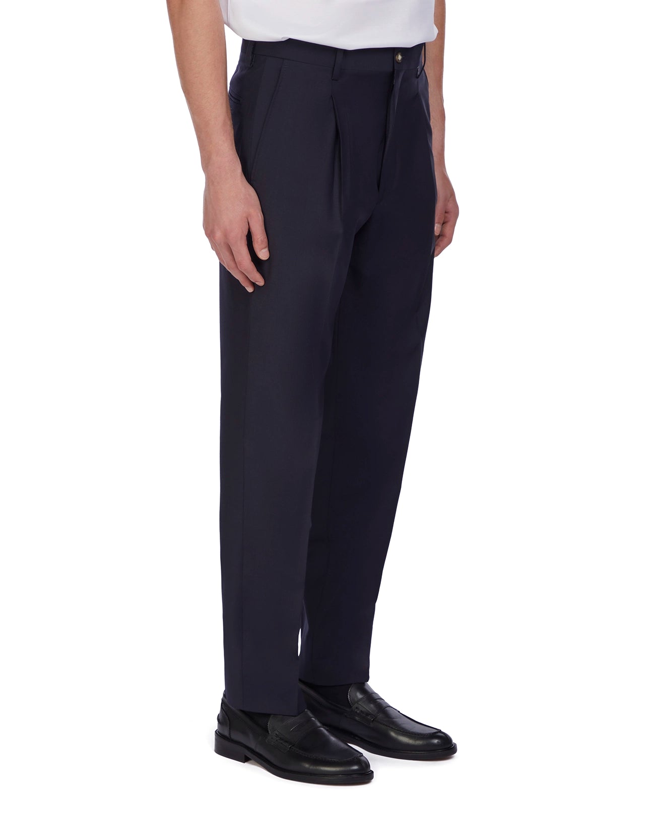Pantalone Soho in lana blu