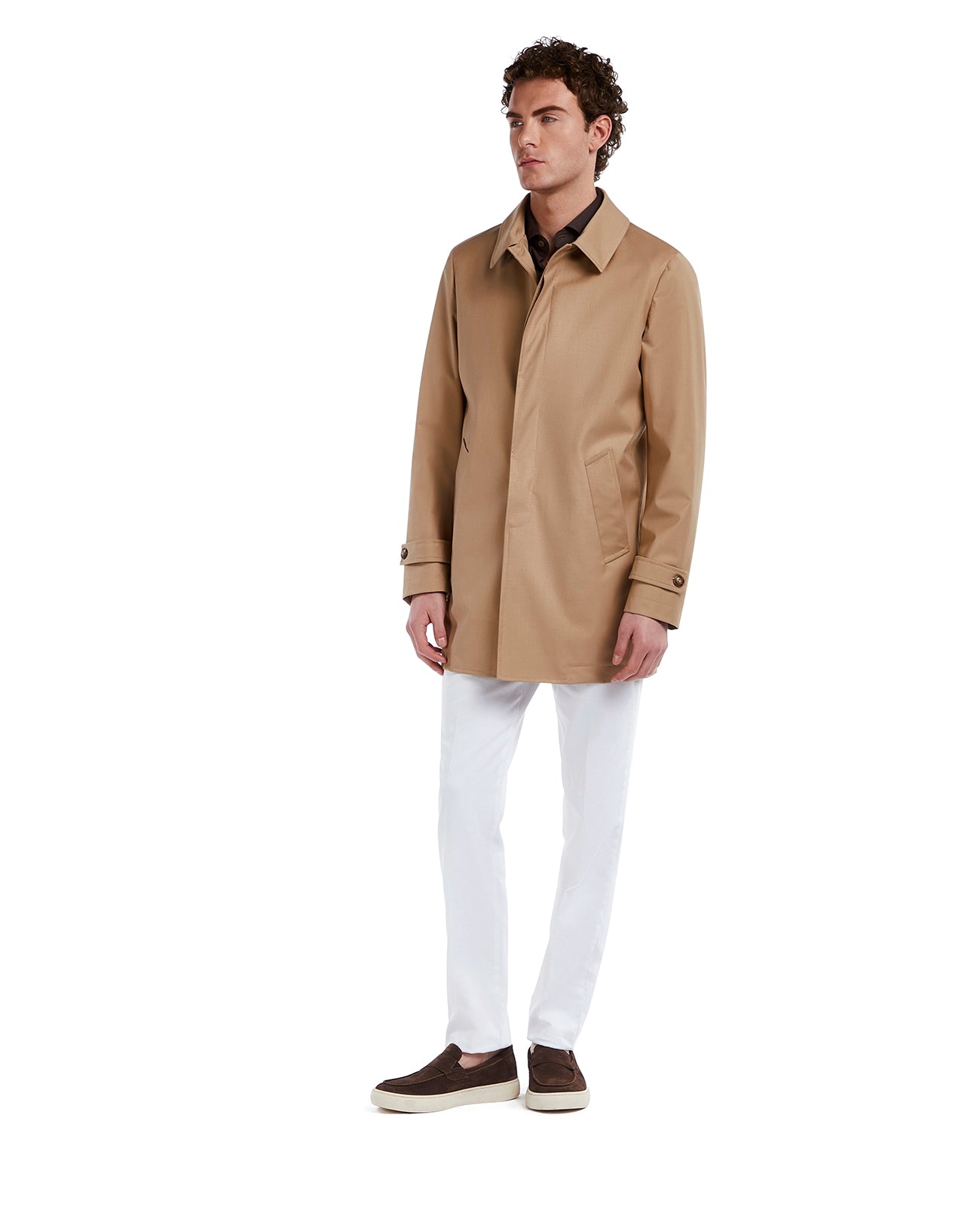 Trench Mantova sfoderato beige