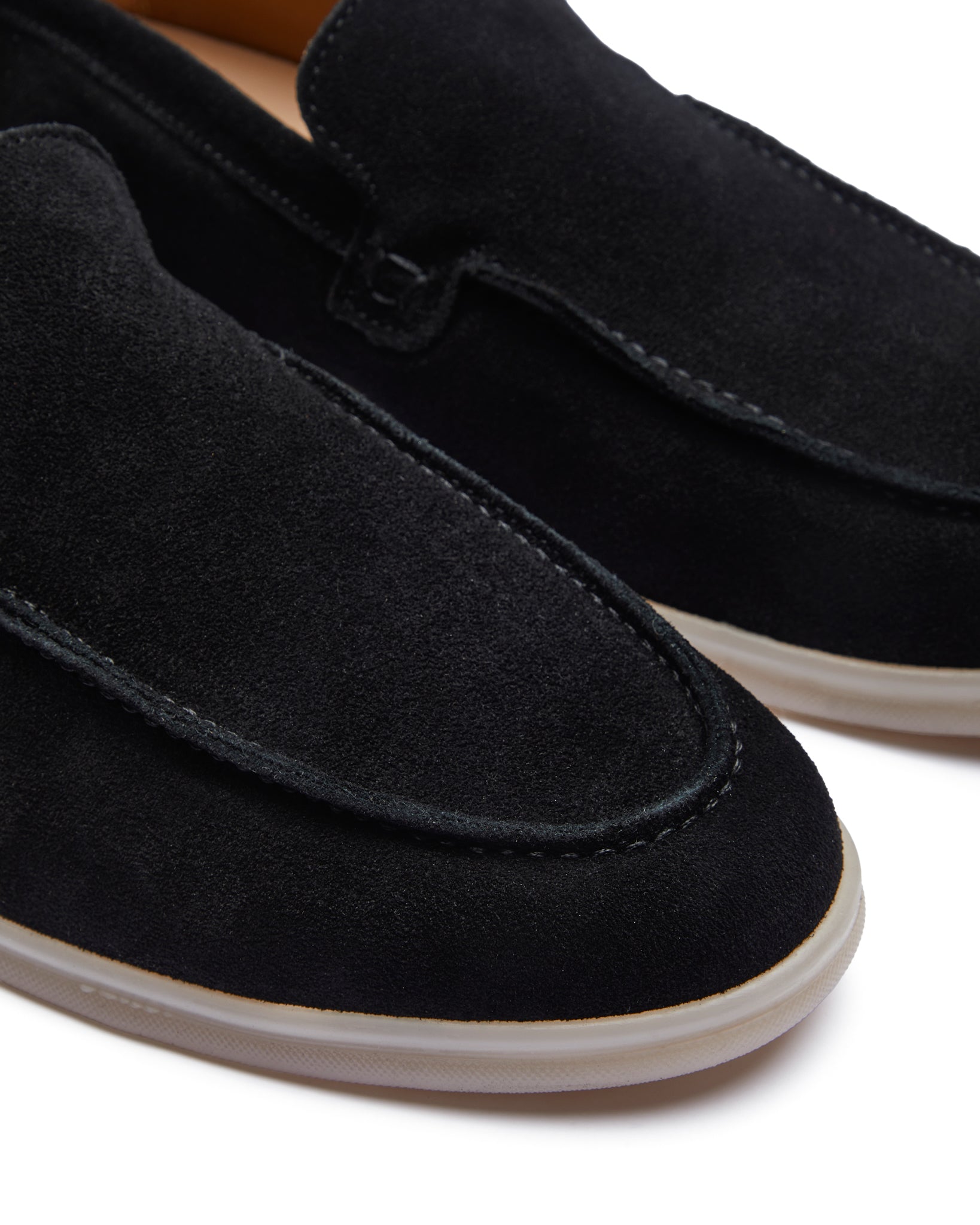 Valeri black suede moccasin