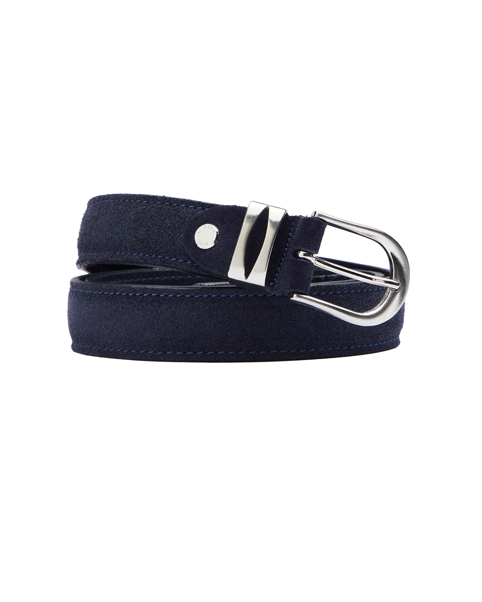 Cintura Arezzo in camoscio blu