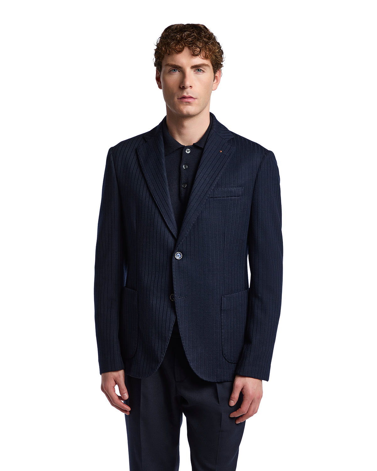 Chaqueta Verti a rayas azules