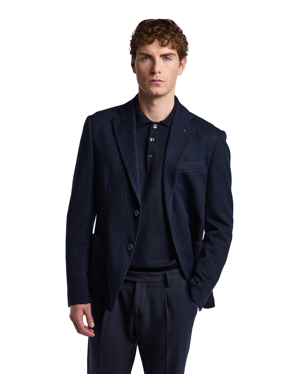 Chaqueta Verti a rayas azules