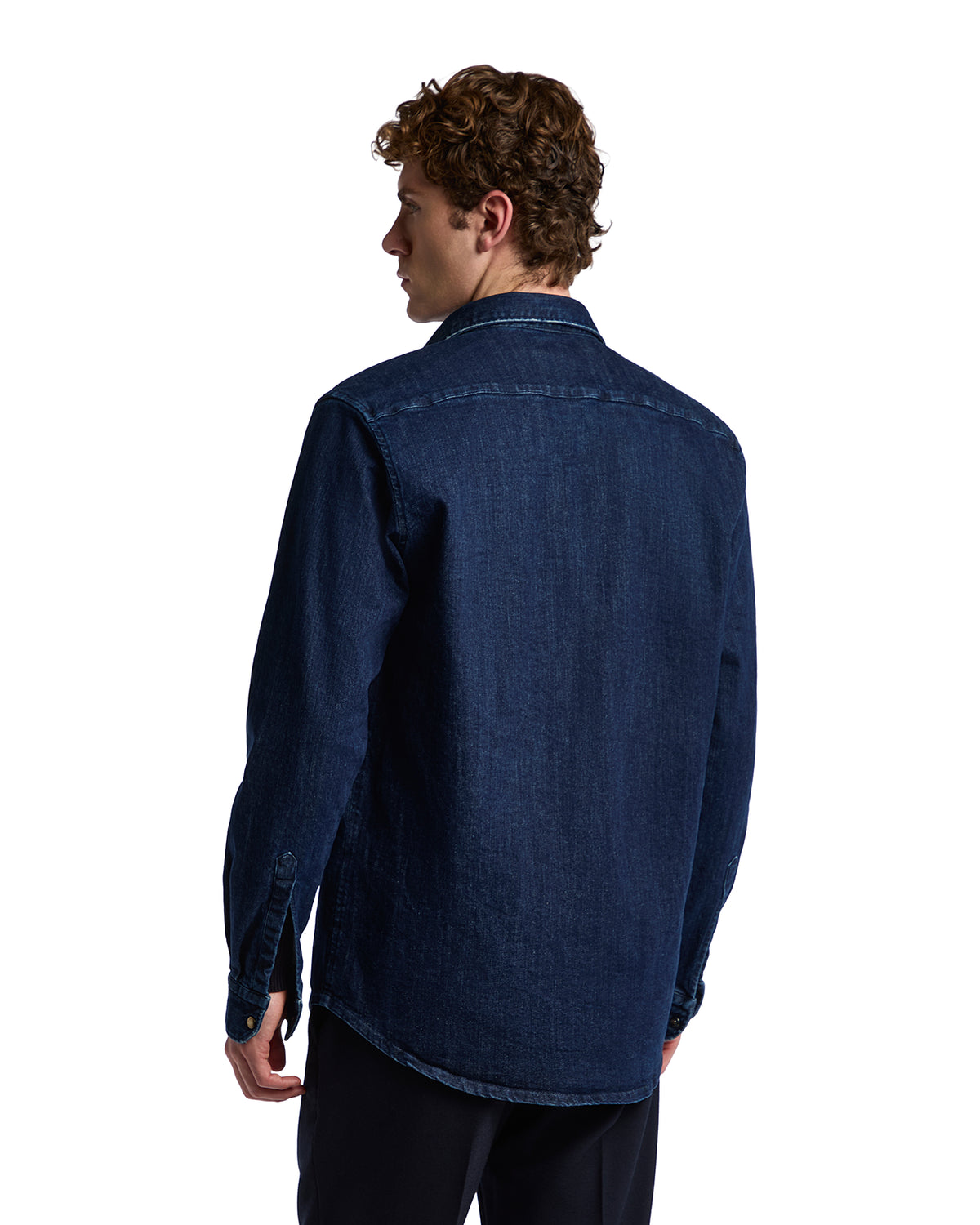 Camisa Western de mezclilla