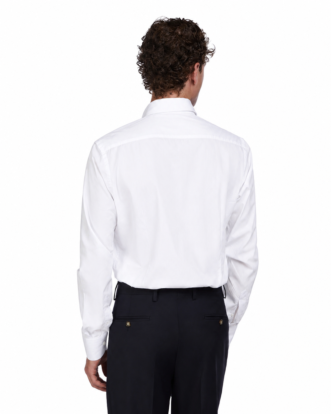 Camicia Heckler bianca in popeline di cotone