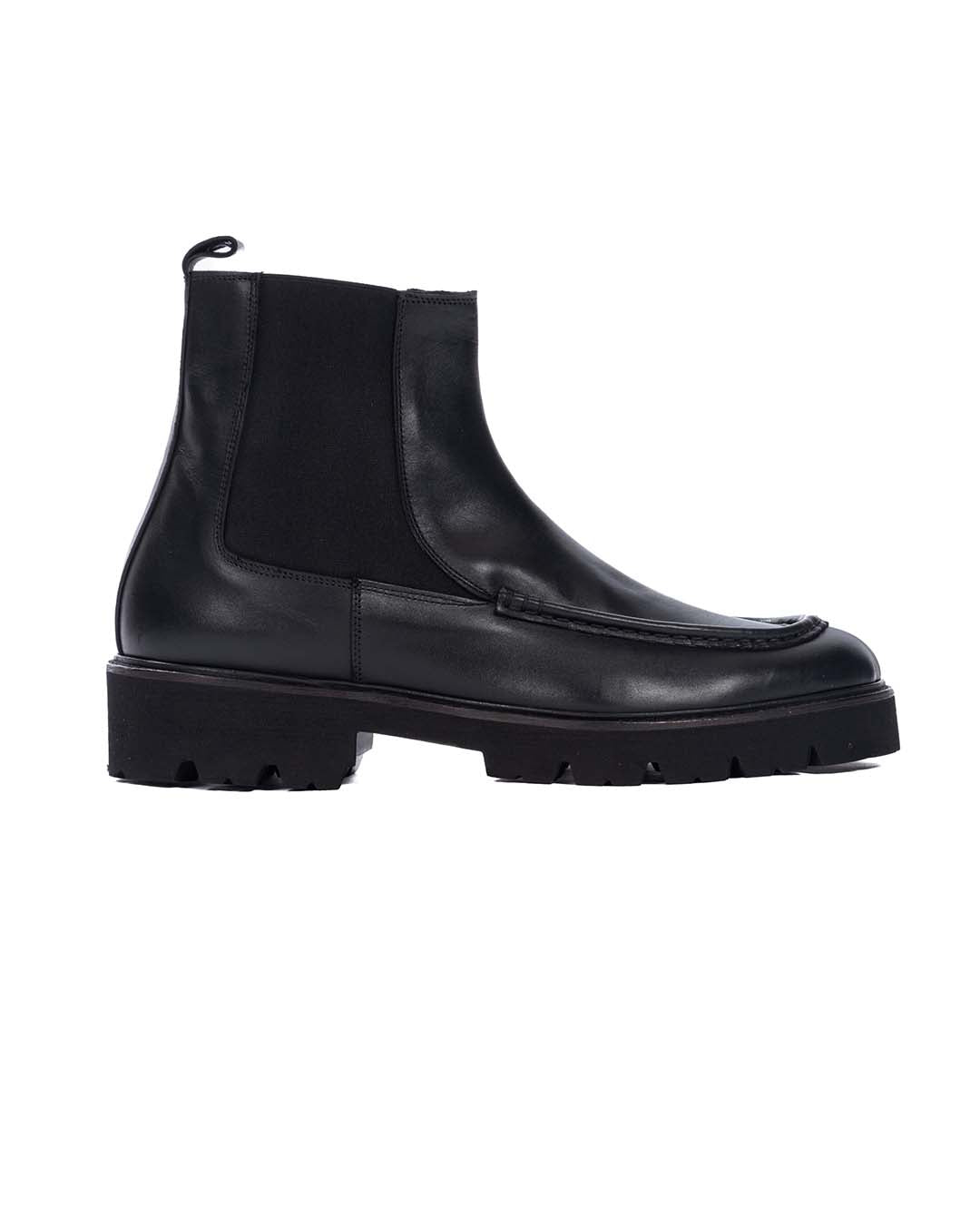 Mirfak - black leather boot