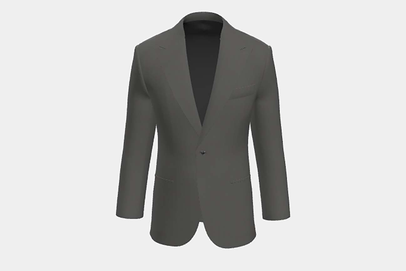 Veste en laine verte solaro années 130 sur mesure Caccioppoli