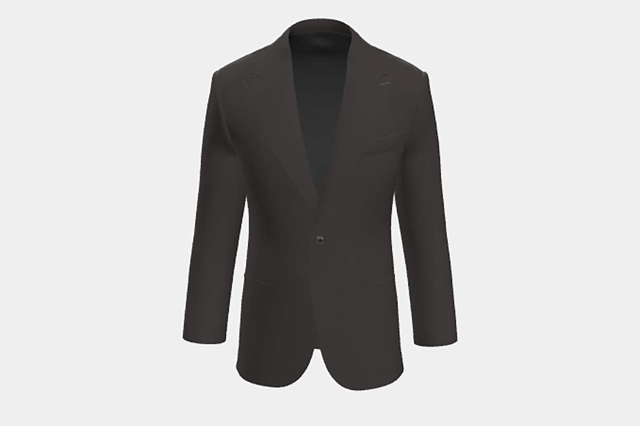 Veste tailleur en laine violette des années 150 Loro Piana