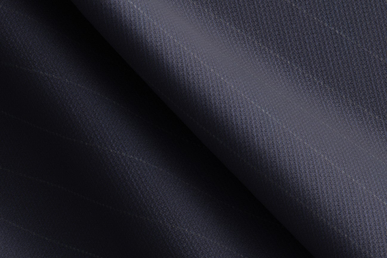 Tailored 130s wool waistcoat with blue pinstripe Caccioppoli