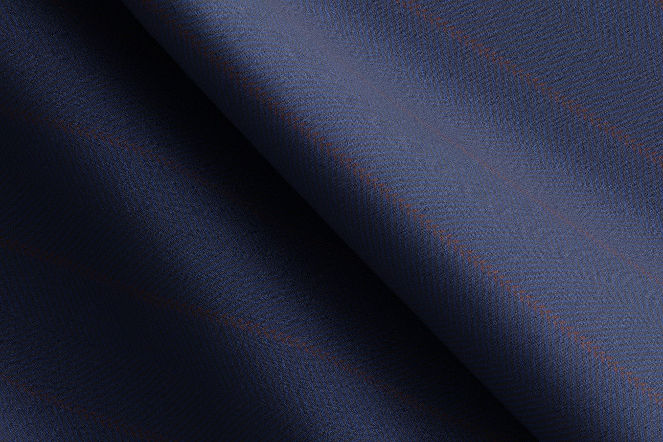 Tailored 130s wool waistcoat with blue pinstripe Caccioppoli