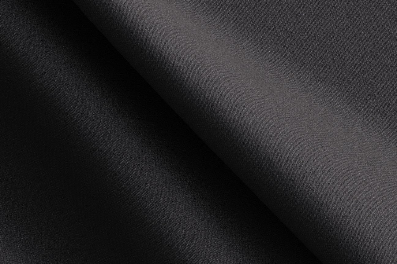 Canonico black 120s wool and silk tailored waistcoat