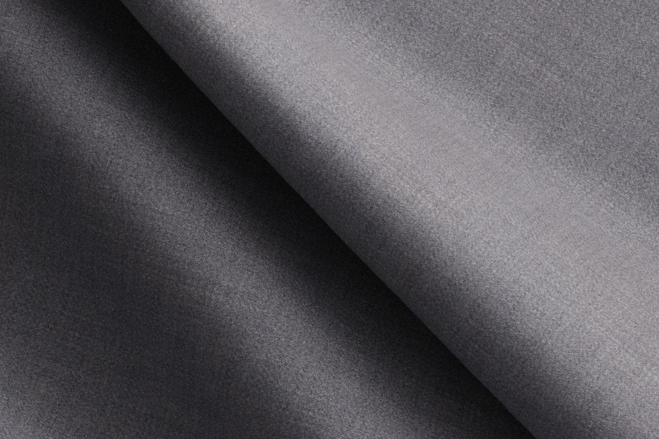 Made to measure 150s gray wool and silk waistcoat Caccioppoli