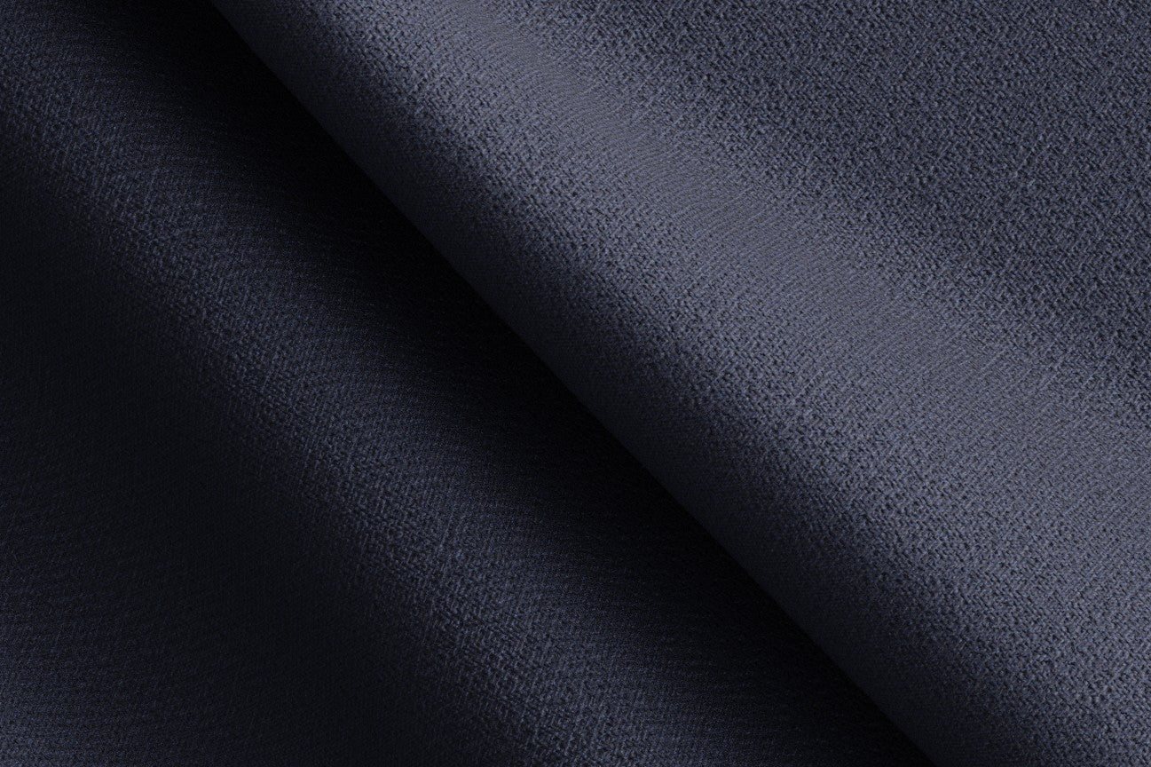 Caccioppoli blue 150s wool and silk tailored trousers with band