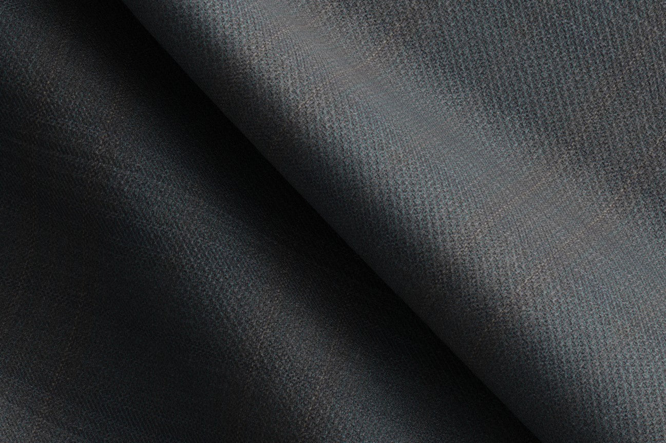 Made-to-measure 130s wool trousers with green window Caccioppoli