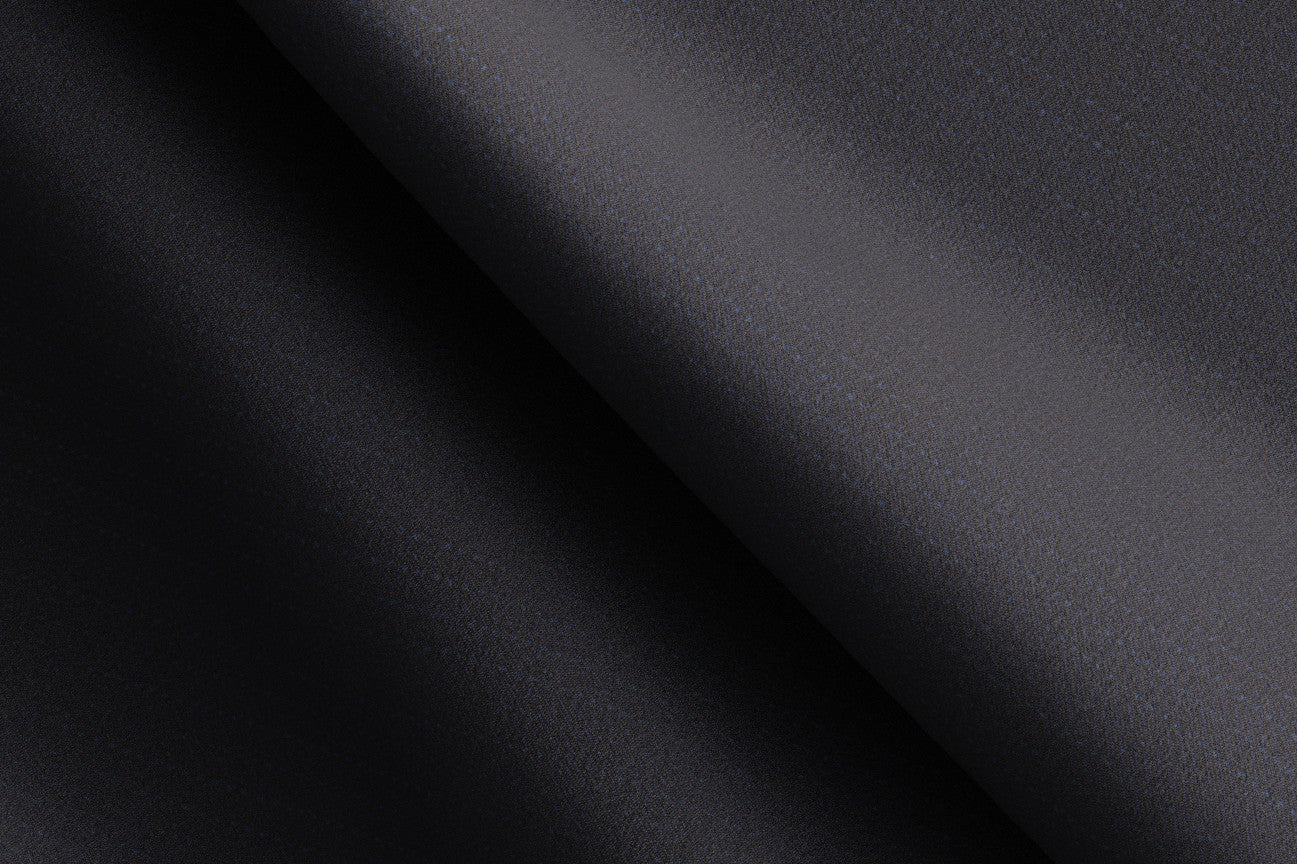 Abito su misura lana 130s rigato blu Caccioppoli