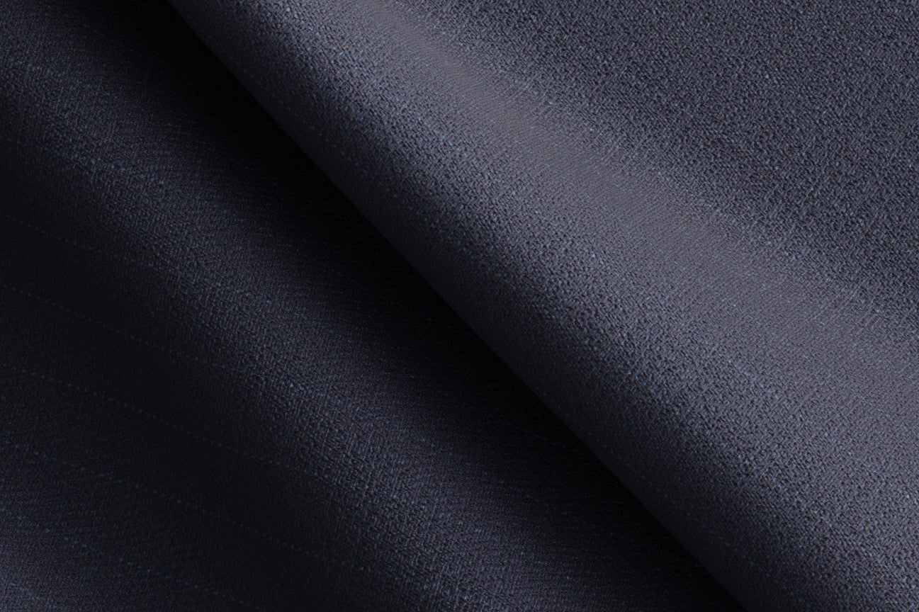 Tailored 130s wool waistcoat with blue pinstripe Caccioppoli