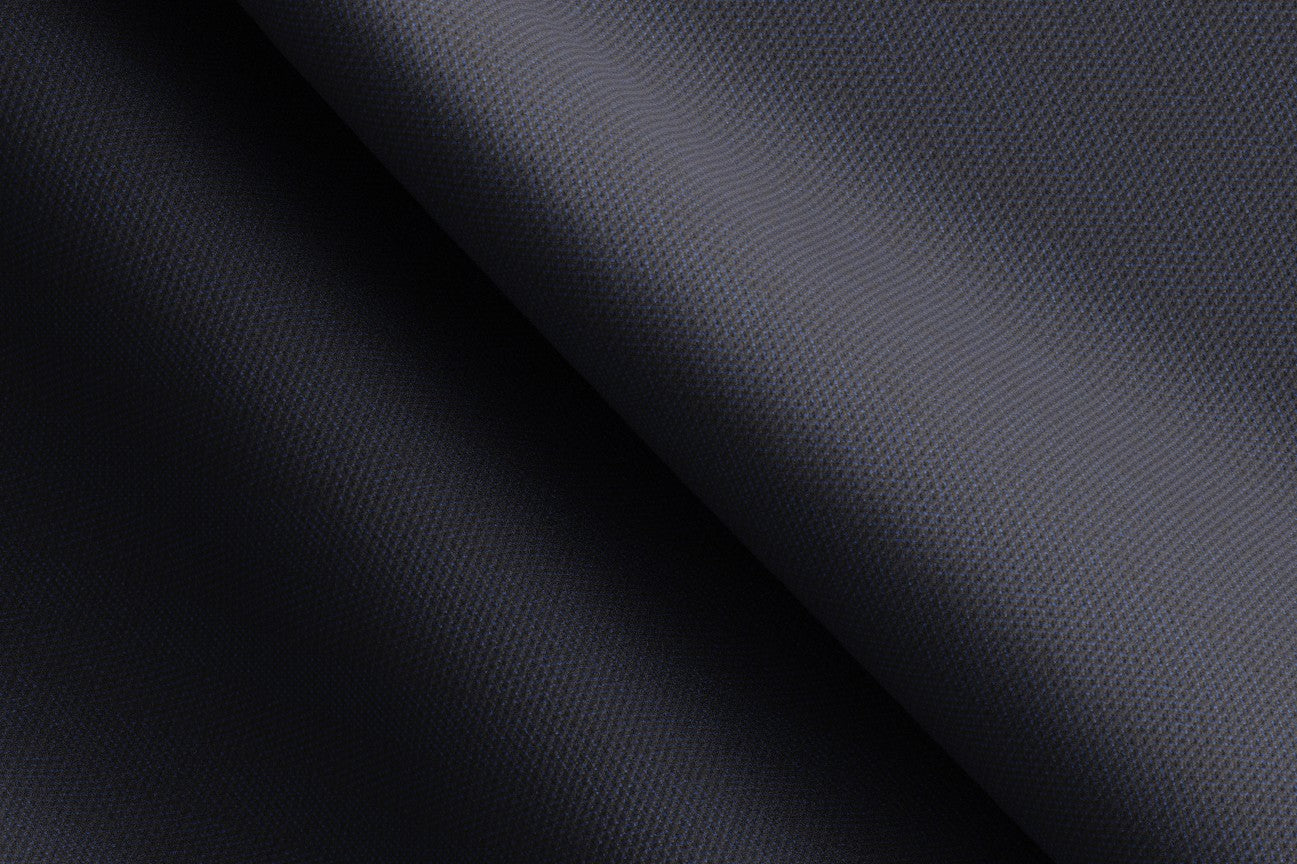 Made to measure solaro 130s blue wool vest Caccioppoli
