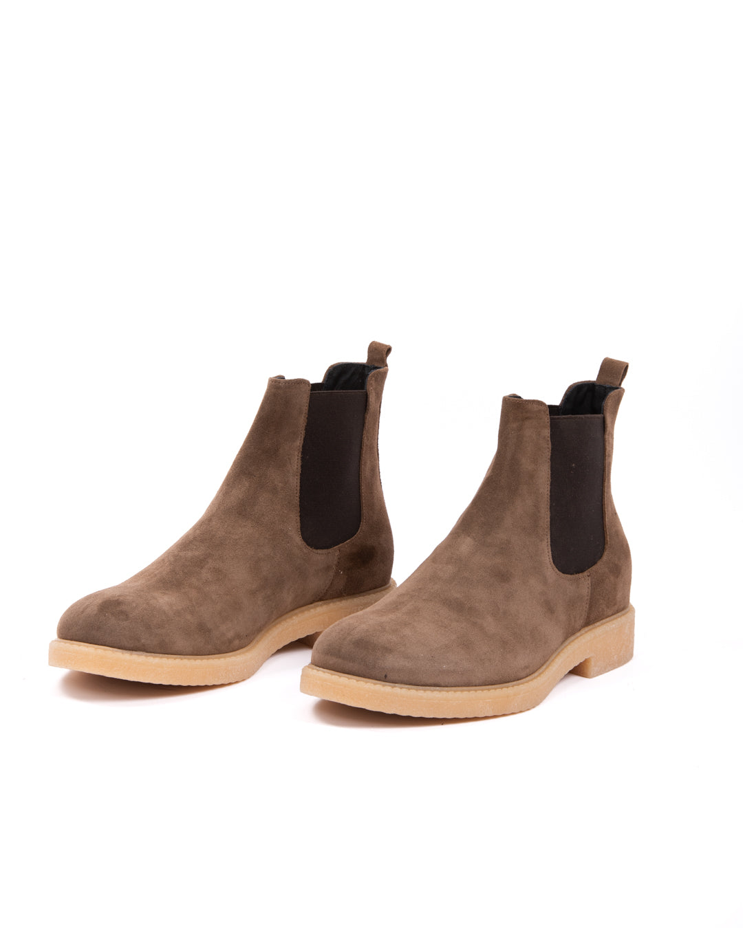 Eagle - stivaletto fondo crepe in camoscio steppa