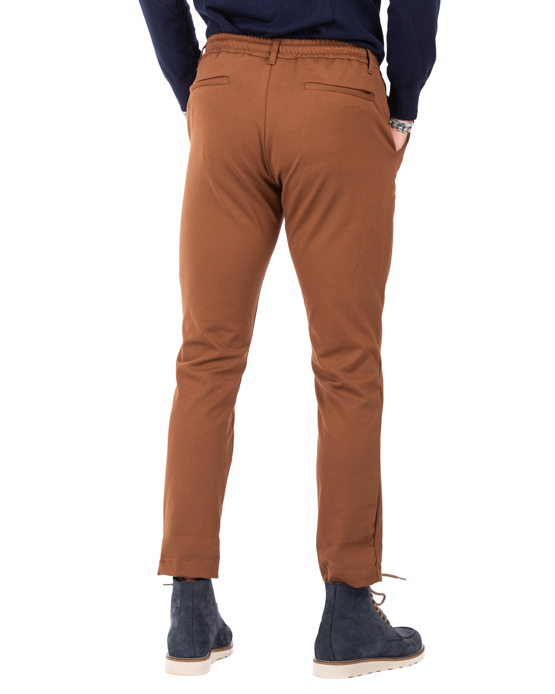 Mustang - camel milan stitch trousers