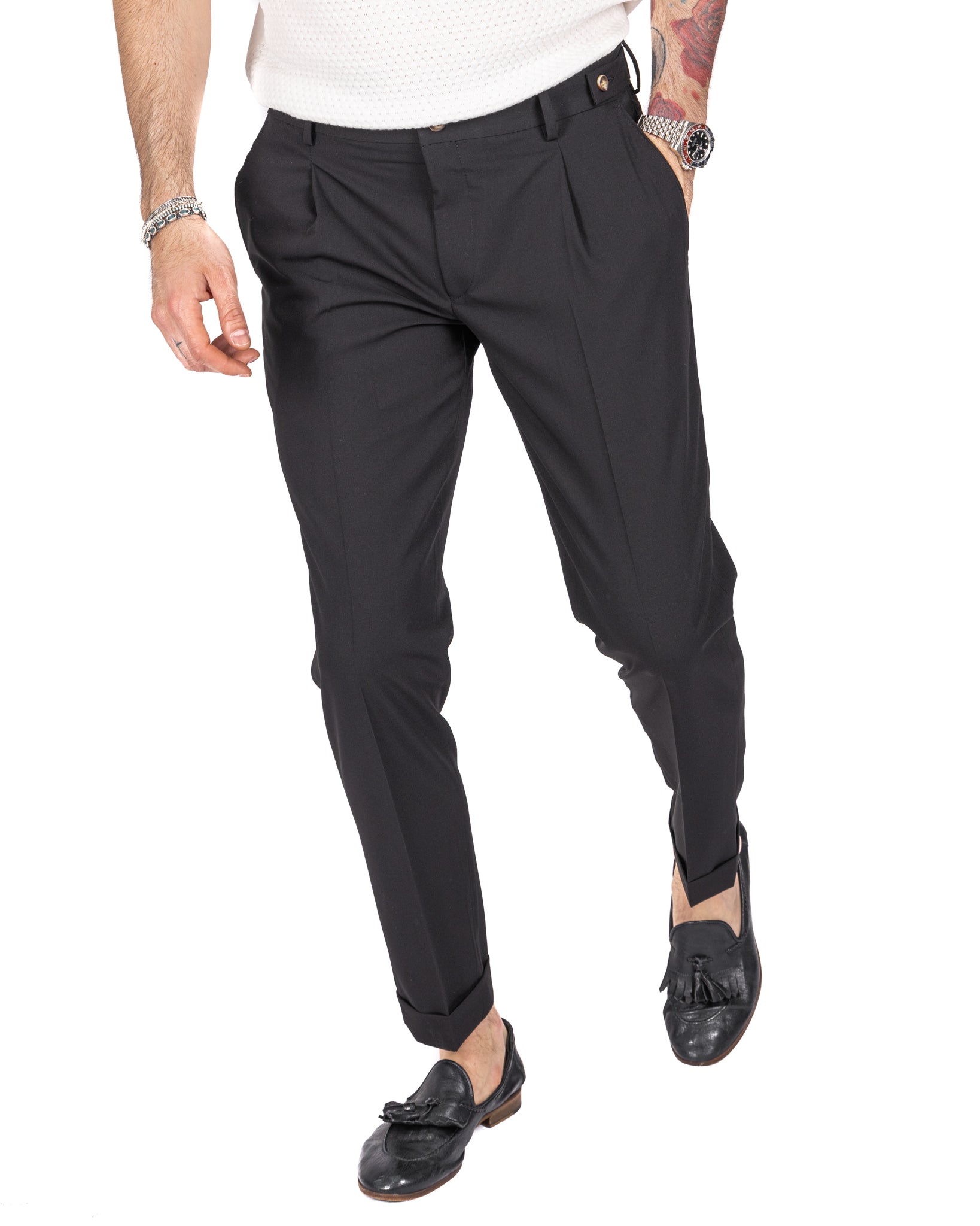 Milano - pantalon noir basique