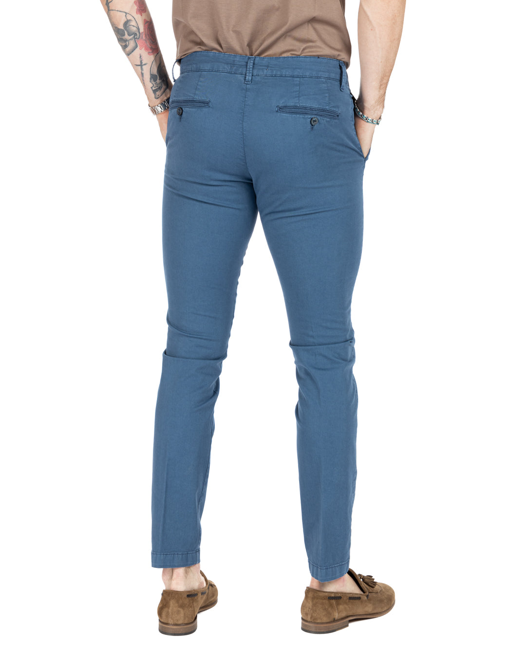 Frank - Basic indigo trousers 