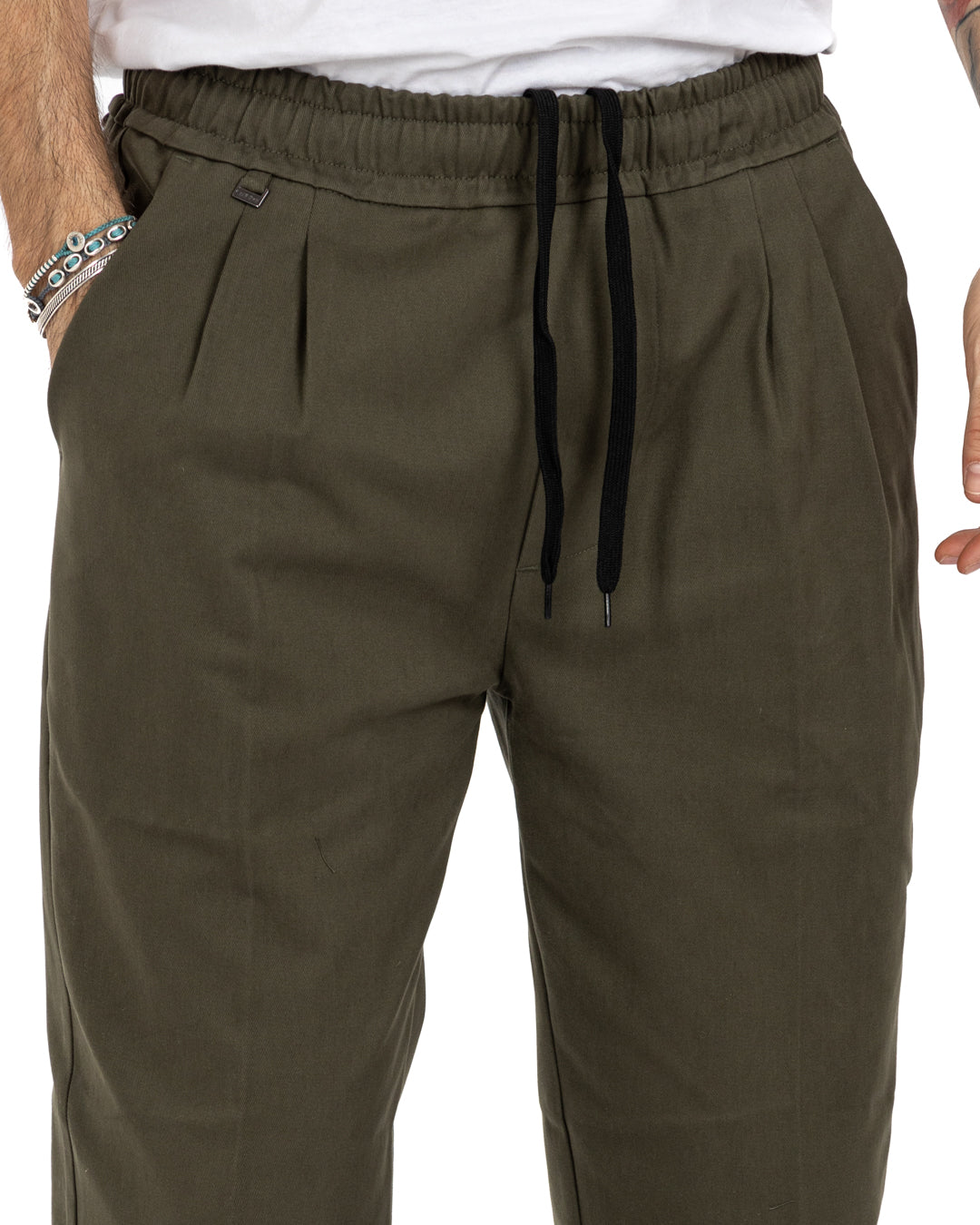 Larry - pantalon militaire en coton